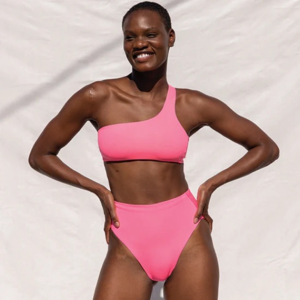 NWT - Left On Friday Offshore Bikini Top in color Zinc